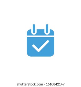 Calendar icon template. Vector illustration 
