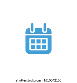 Calendar icon template. Vector illustration 
