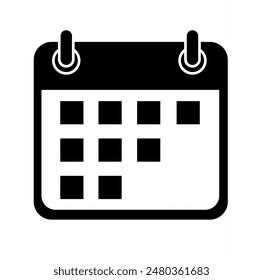 Calendar icon. time and date. Schedule icon.