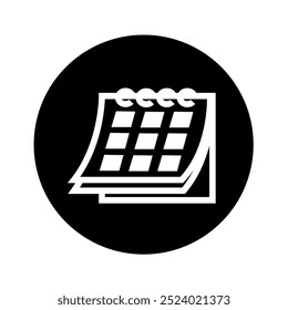 Calendar icon. time and date. Schedule icon.