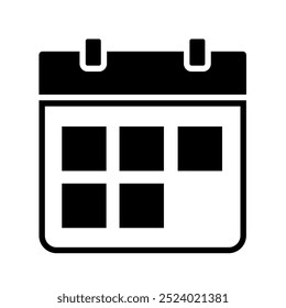 Calendar icon. time and date. Schedule icon.