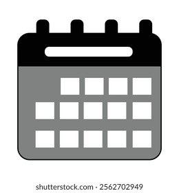 Calendar icon. time and date schedule icon. calendar icon vector illustration eps 10.