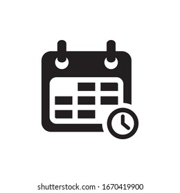 Calendar Icon In Trendy  Design Vector Eps 10