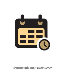 Calendar Icon In Trendy  Design Vector Eps 10