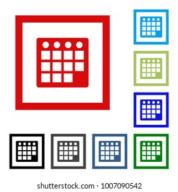 Calendar Icon in trendy flat style. Calendar symbol for your web site design, logo, app, UI. Vector illustration, EPS10.
