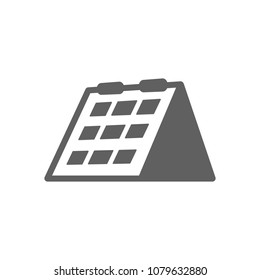 Calendar icon in trendy flat style isolated on white background. Symbol for your web site design, logo, app, UI. Vector illustration, EPS