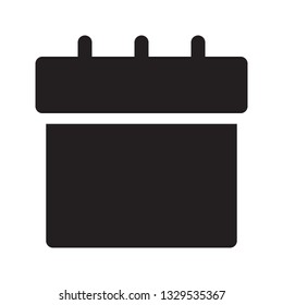 Calendar icon in trendy flat style design. Vector graphic illustration. Calendar icon for website design and user interface. Vector file. EPS 10.