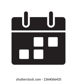 Calendar icon in trendy flat style design. Vector graphic illustration. Calendar icon for website design, logo, app, and ui. Vector file. Pixel perfect. EPS 10.