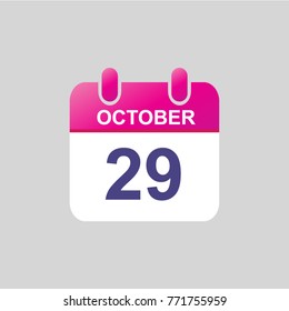 Calendar Icon in trendy flat style isolated on grey background. Calendar symbol for your web site design, logo, app, UI. Vector illustration, EPS10.