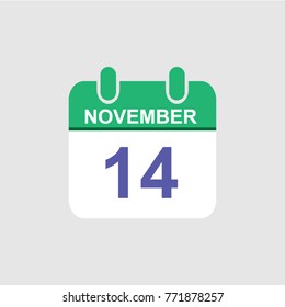 Calendar Icon in trendy flat style isolated on grey background. Calendar symbol for your web site design, logo, app, UI. Vector illustration, EPS10.