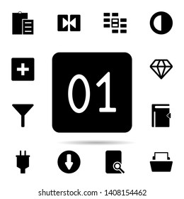 Calendar icon. Universal set of web for website design and development, app development