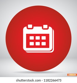 calendar icon vector 10 eps design