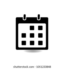 Calendar icon vector.
