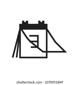 calendar icon vector