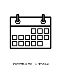 calendar icon vector