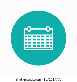 calendar icon vector