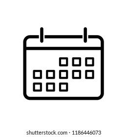 Calendar icon vector