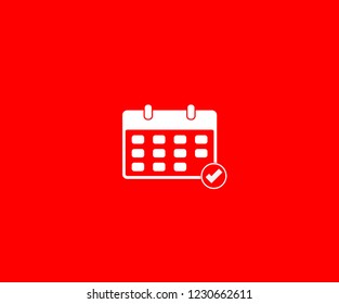 Calendar icon . Vector