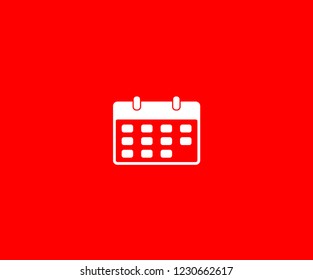 Calendar icon . Vector