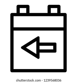 calendar icon vector
