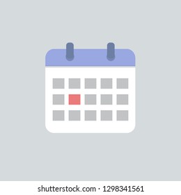 Calendar icon. Vector