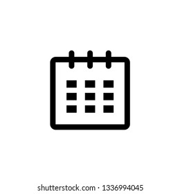 Calendar icon vector