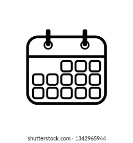 calendar icon vector