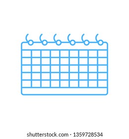 Calendar icon - vector