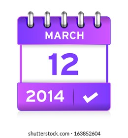 Calendar Icon, vector