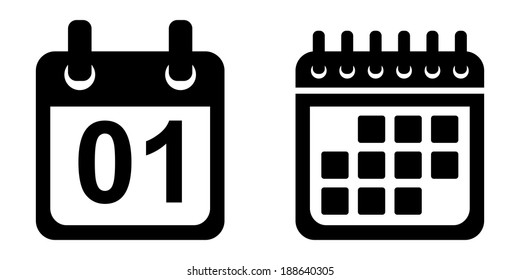 Calendar icon. Vector