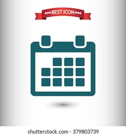 Calendar icon vector