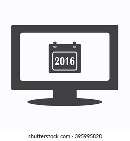 Calendar Icon Vector. 
