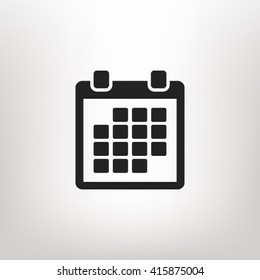 Calendar icon vector