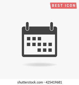 Calendar icon vector.