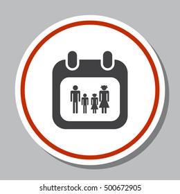 Calendar Icon Vector