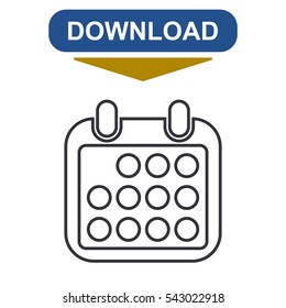 Calendar Icon Vector