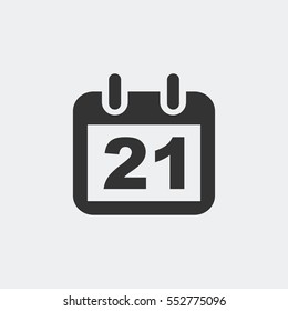 Calendar icon vector