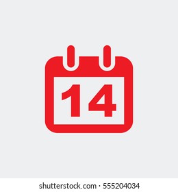 Calendar icon vector