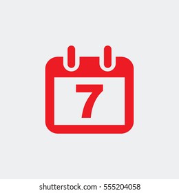 Calendar icon vector