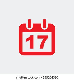 Calendar icon vector