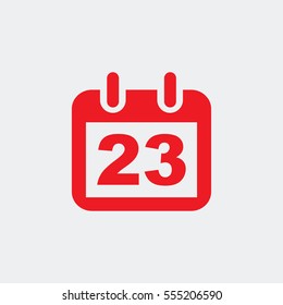 Calendar icon vector