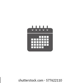 calendar icon vector 