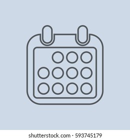 Calendar Icon Vector