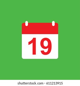 calendar icon vector