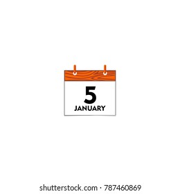 calendar icon vector