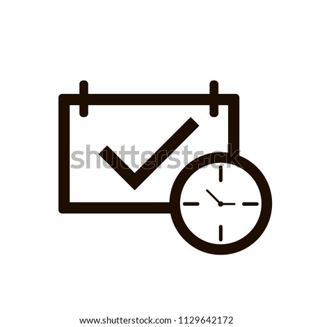 calendar icon . vector
