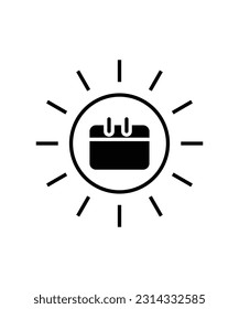 calendar icon, vector best flat icon.