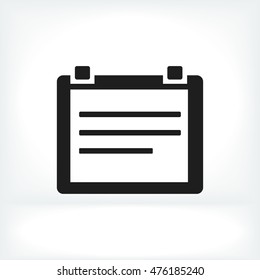 Calendar icon, vector best flat icon, EPS