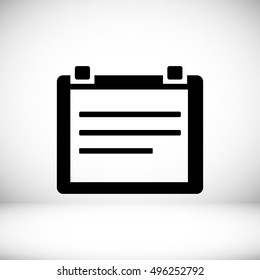 Calendar icon, vector best flat icon, EPS