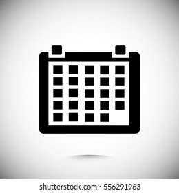 calendar icon, vector best flat icon, EPS